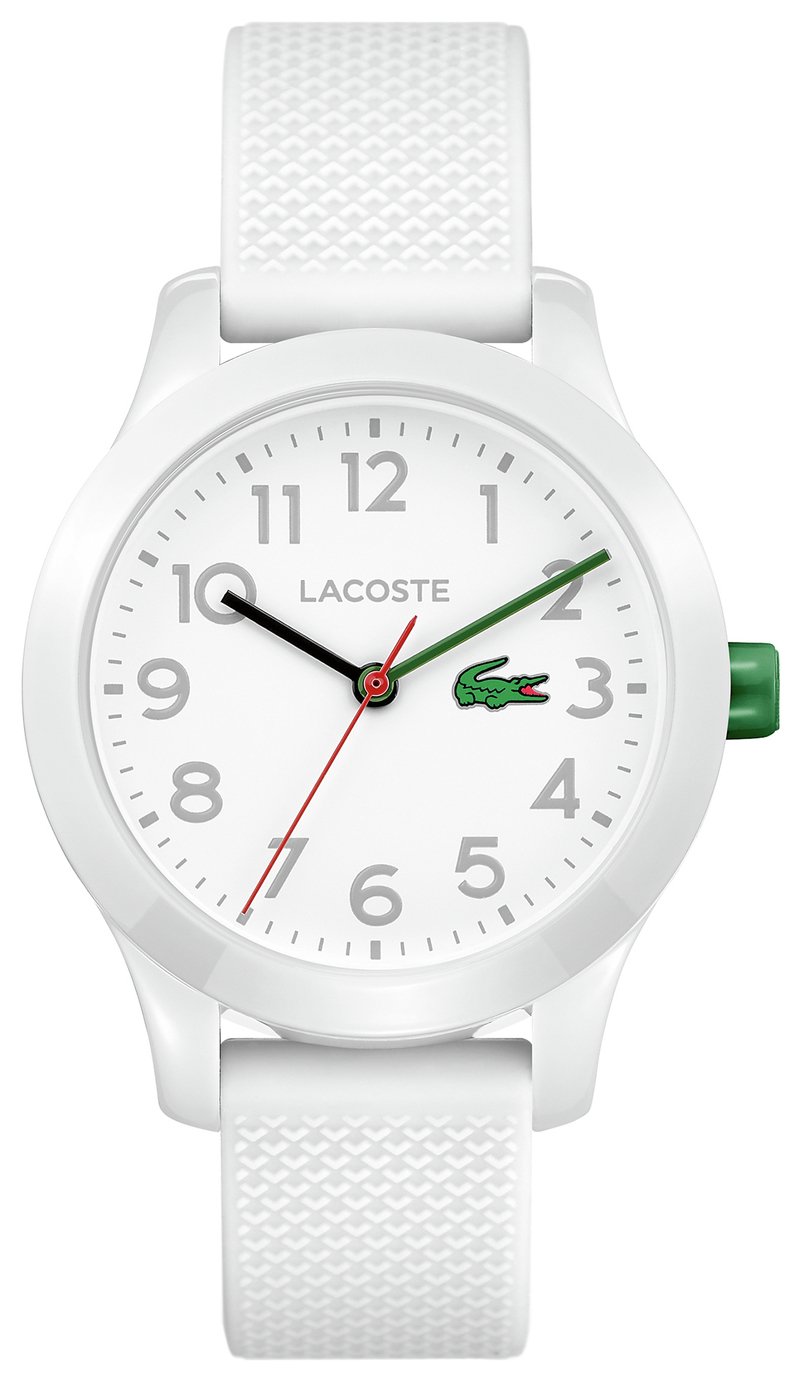 Lacoste Kid's Unisex  White Silicone Strap Watch