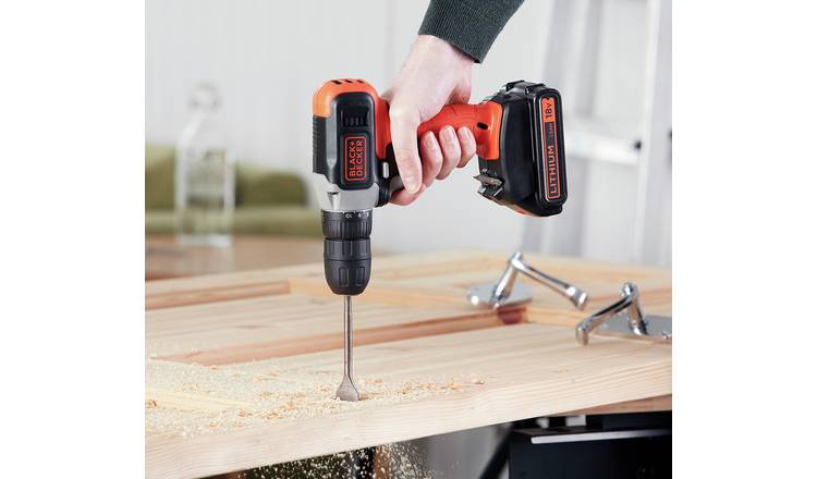 Black and decker 18 volt cordless drill hot sale