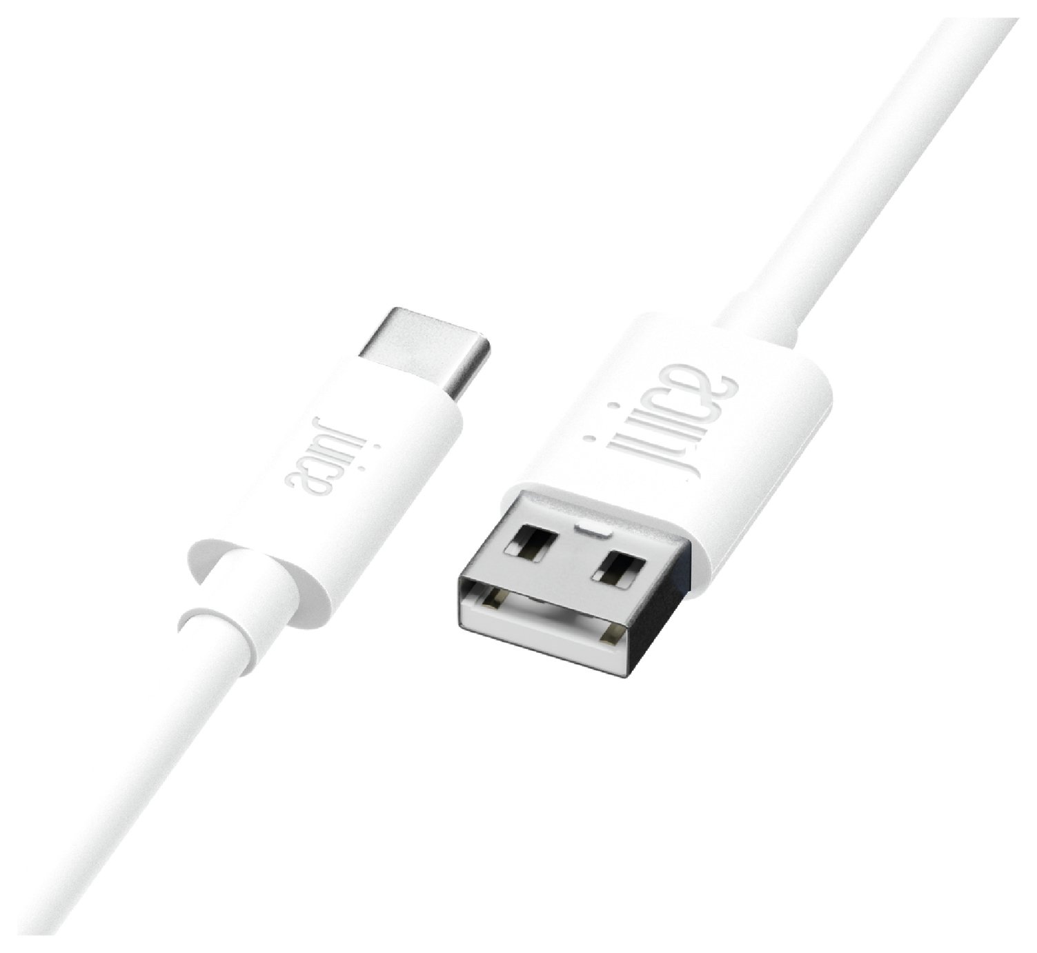 Juice USB A to USB C 1m Charge Cable - White