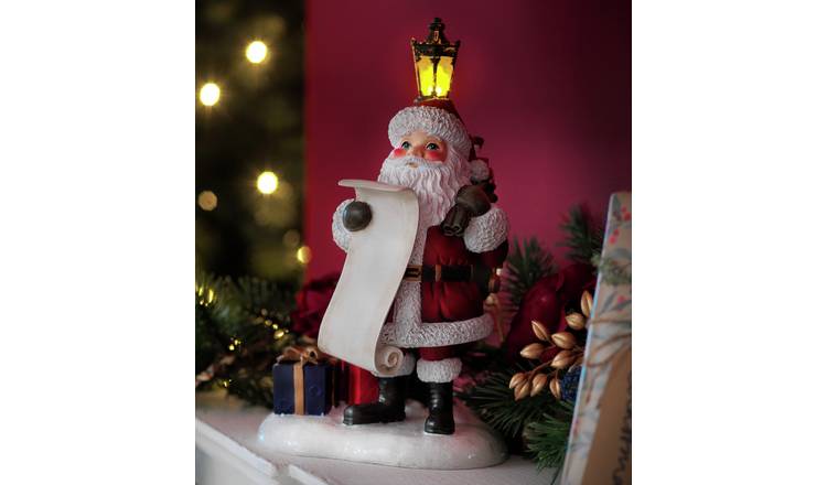 Argos Home Santa with Light Up Lantern