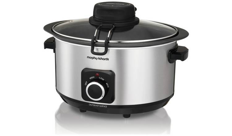 Morphy Richards 6.5L Auto-Stir Slow Cooker - Stainless Steel