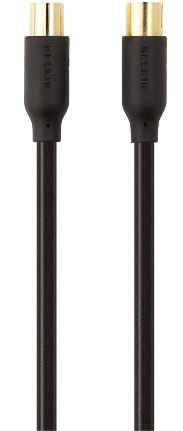 Belkin 5m Coax Aerial Cable - Black