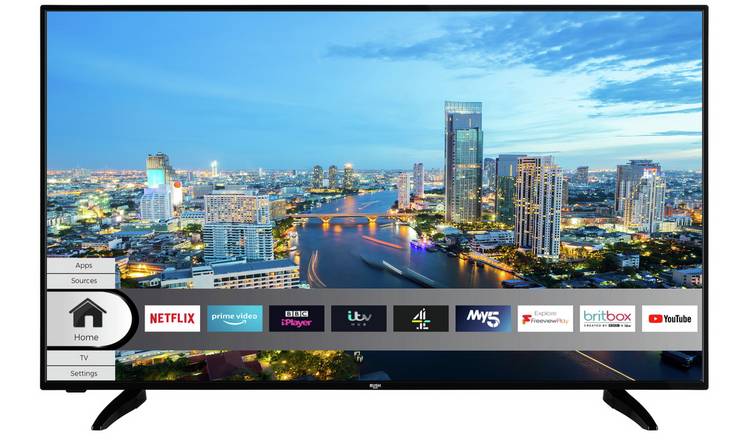 Buy Bush 43 Inch Uhd Smart 4k Dled Hdr Freeview Tv Televisions Argos