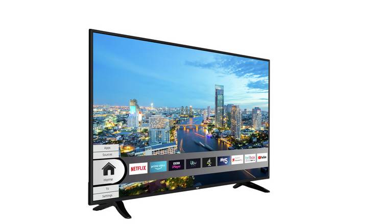 Buy Bush 43 Inch Uhd Smart 4k Dled Hdr Freeview Tv Televisions Argos