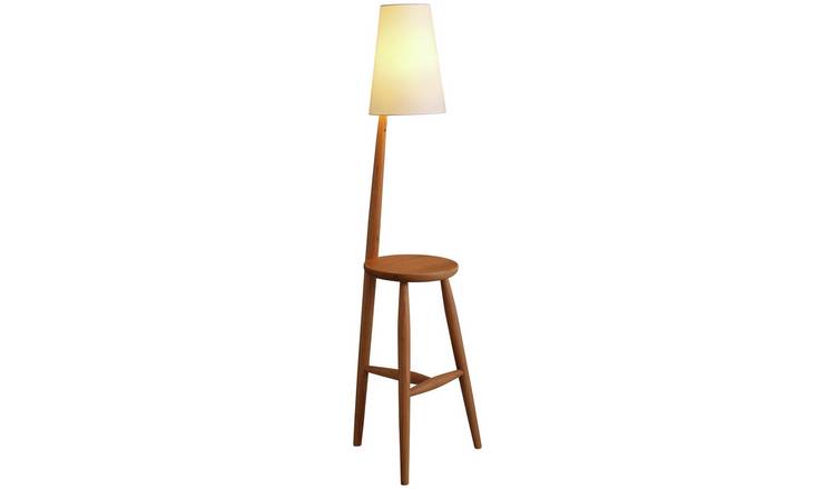 Habitat pole oak on sale floor lamp