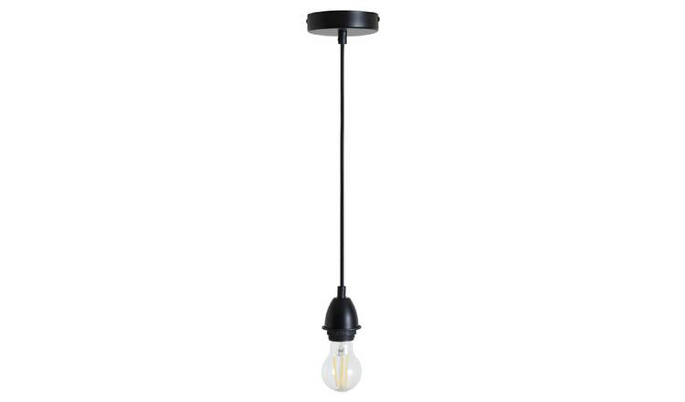 Habitat Pendel Electric Light Fitting Black 1.2M