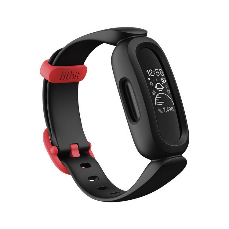 Fitbit Ace 3 Kids Activity Tracker - Black / Red 0