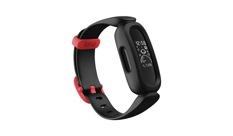 Fitbit Ace 3 Kids Activity Tracker - Black / Red