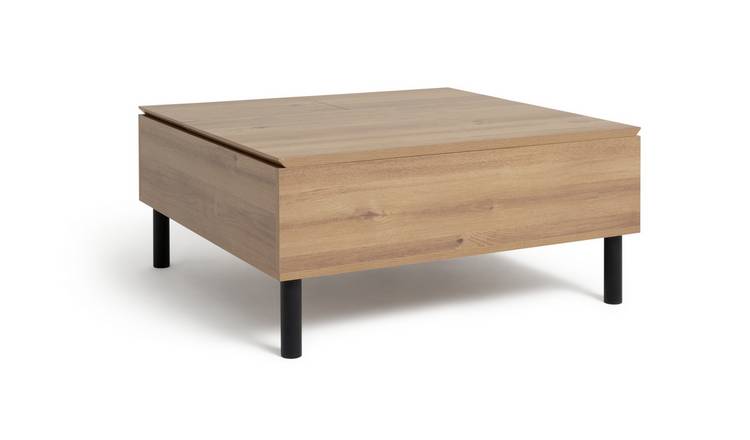 Buy Habitat Loft Living Lift Up Coffee Table - Oak | Coffee tables ...