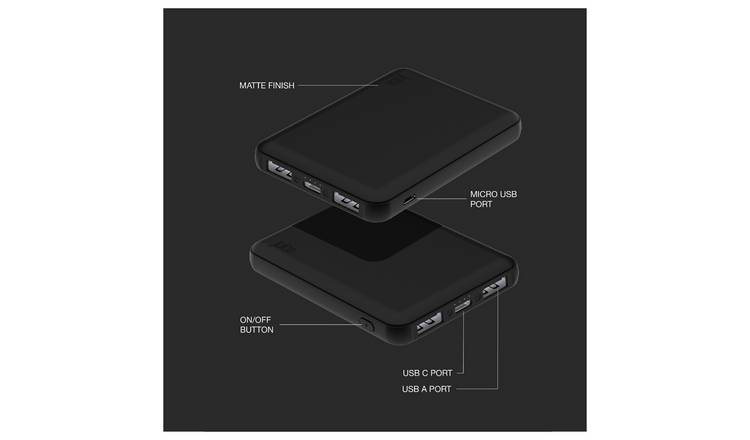 Juice 2 Charge Powerbank 5,000 mAh Grey - Tesco Groceries