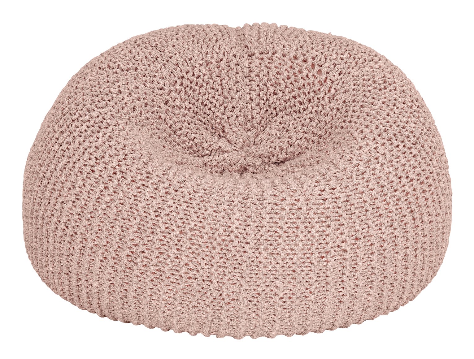 Argos Home Large Wool Beanbag - Pink