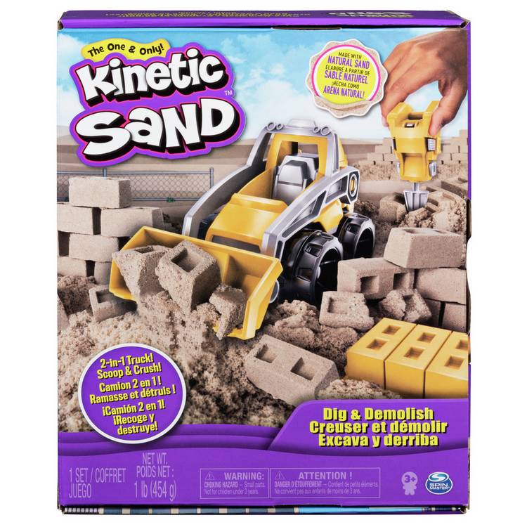 Kinetic Sand Dig and Demolish Set 0