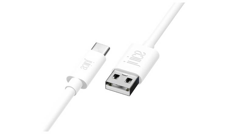 Juice USB A to USB C 3m Charge Cable - White