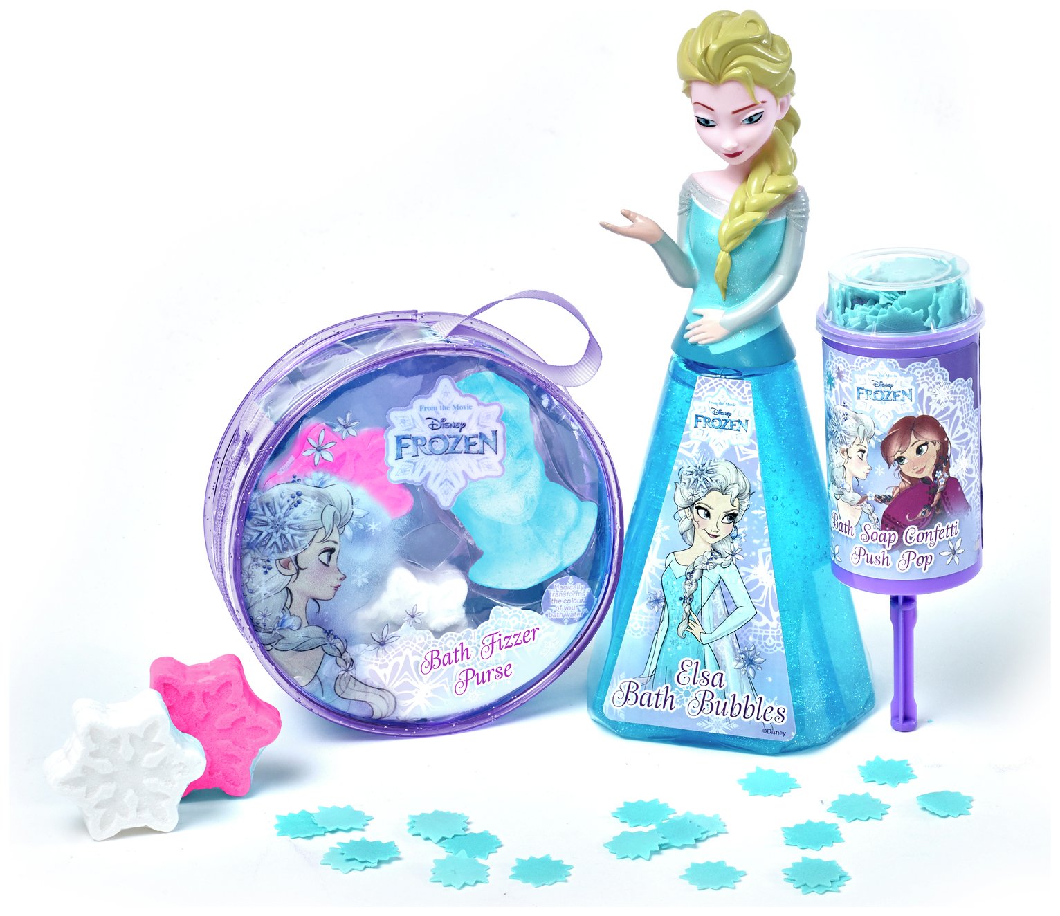 Disney Frozens Snowflakes and Sparkles Bath Set