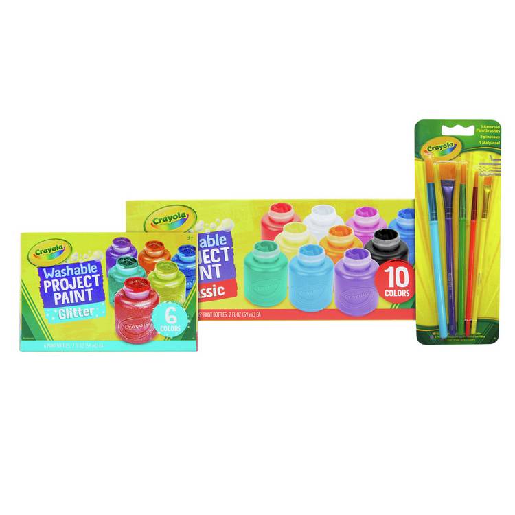 Crayola Washable Project Paint Set 0