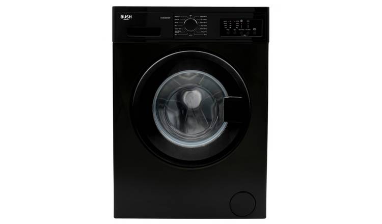 Bush WMSAE812EB 8KG 1200 Spin Washing Machine - Black
