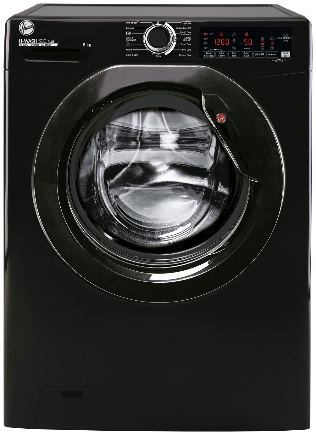 Hoover H3WS685TAEB 8KG 1600 Spin Washing Machine - Black