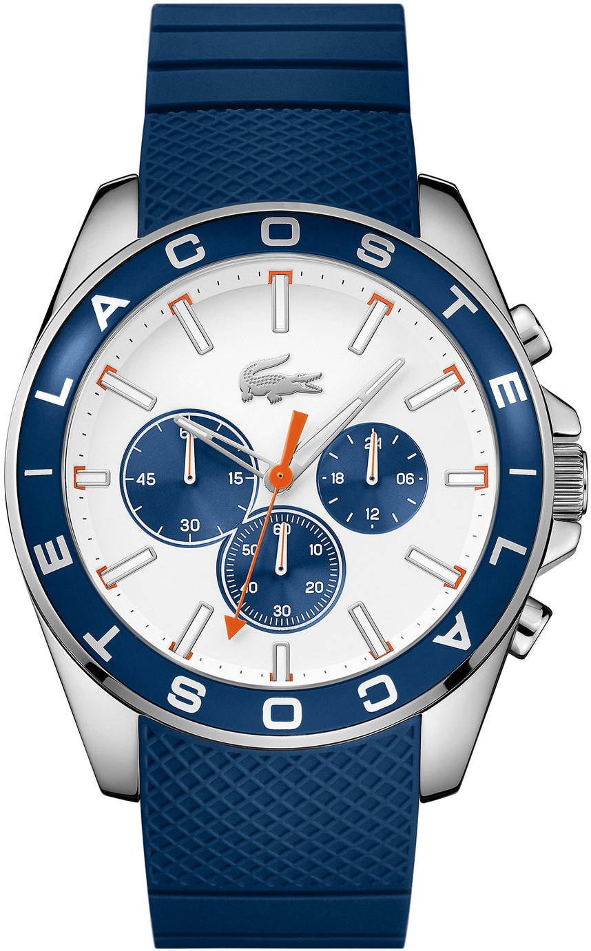 Lacoste Men s Blue Silicone Strap Watch 9378733 Argos Price