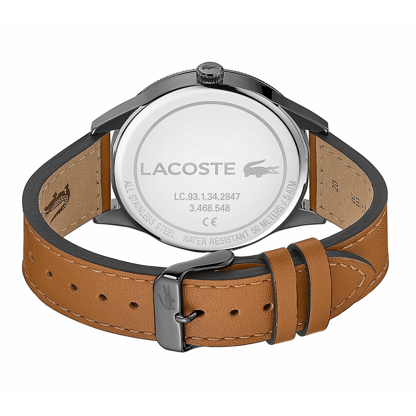 Lacoste Men's Brown Leather Strap Watch Review