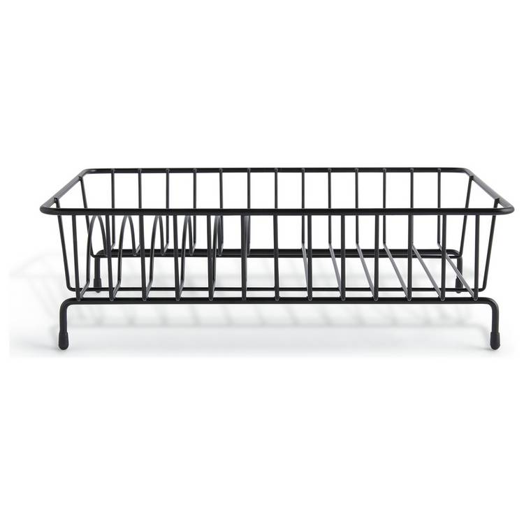 Habitat Compact Wire Dish Drainer - Black 0