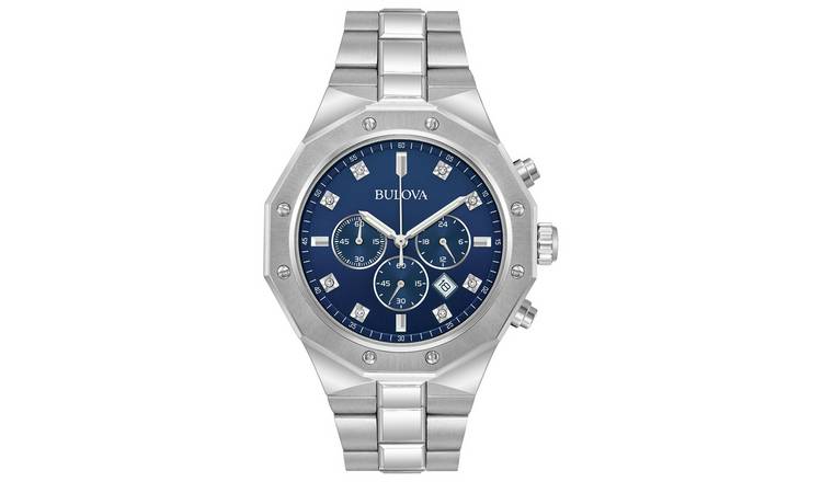 Bulova Men's Chronograph Stainless Steel Bracelet Watch