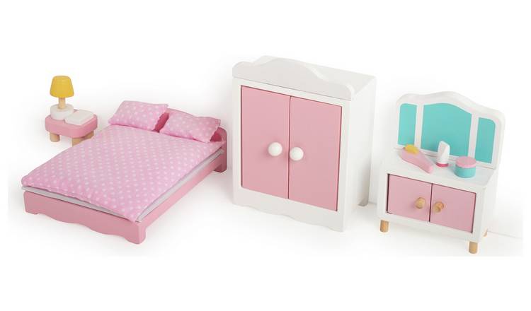 Doll House Wooden Bedroom Set
