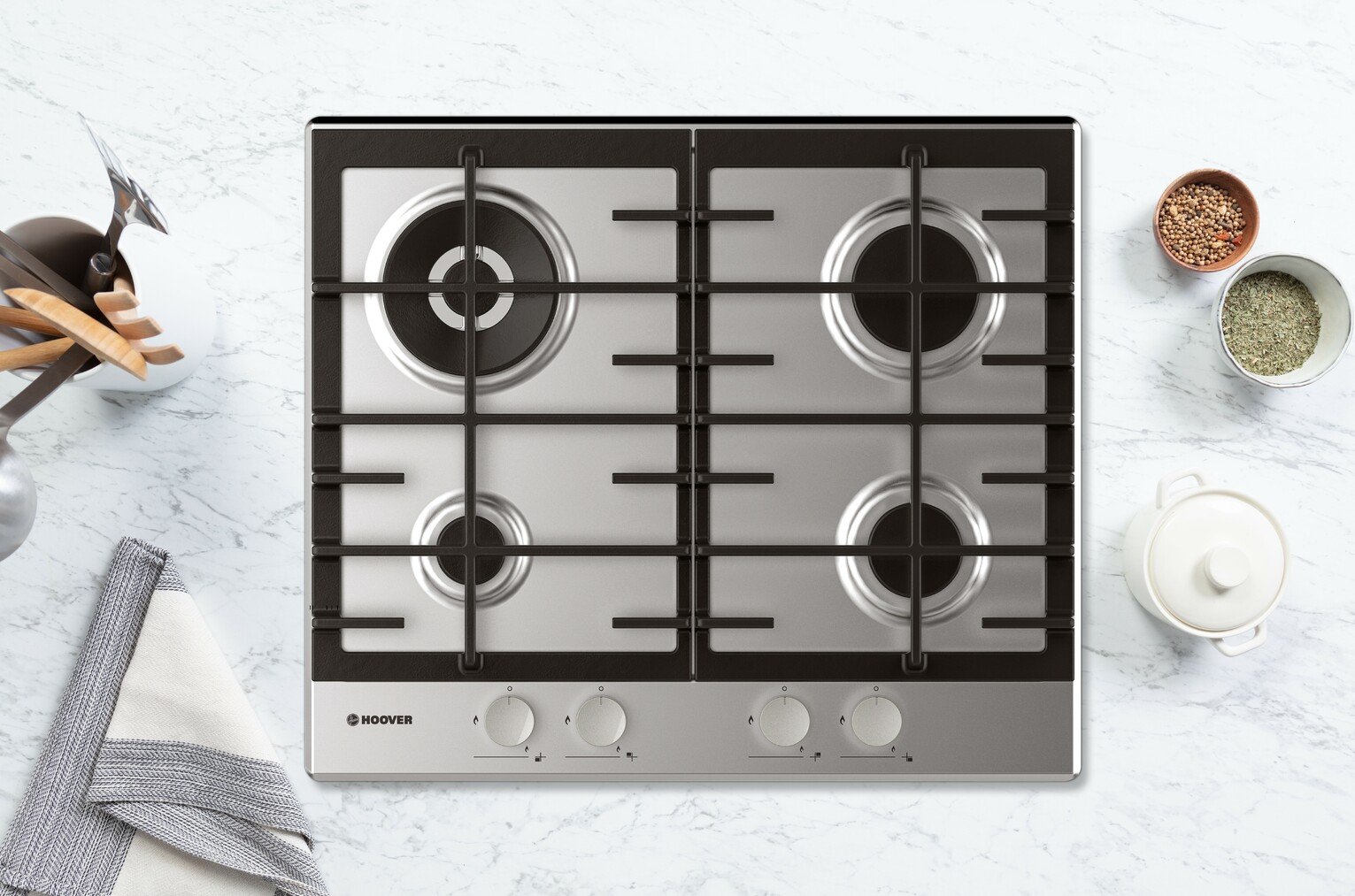 Hoover H-HOB 300 HHG6BR4MX Gas Hob Review