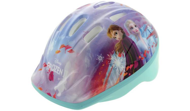 Frozen bike helmet store and knee pads