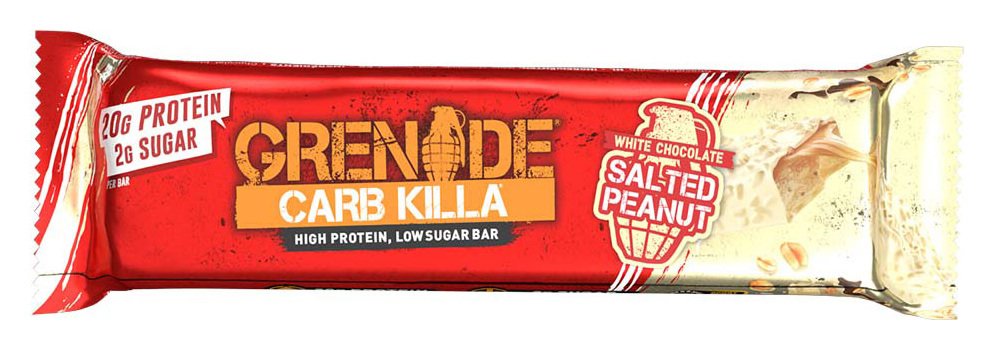 Grenade White Chocolate Salted Peanut Carb Killa Bars x12 Review