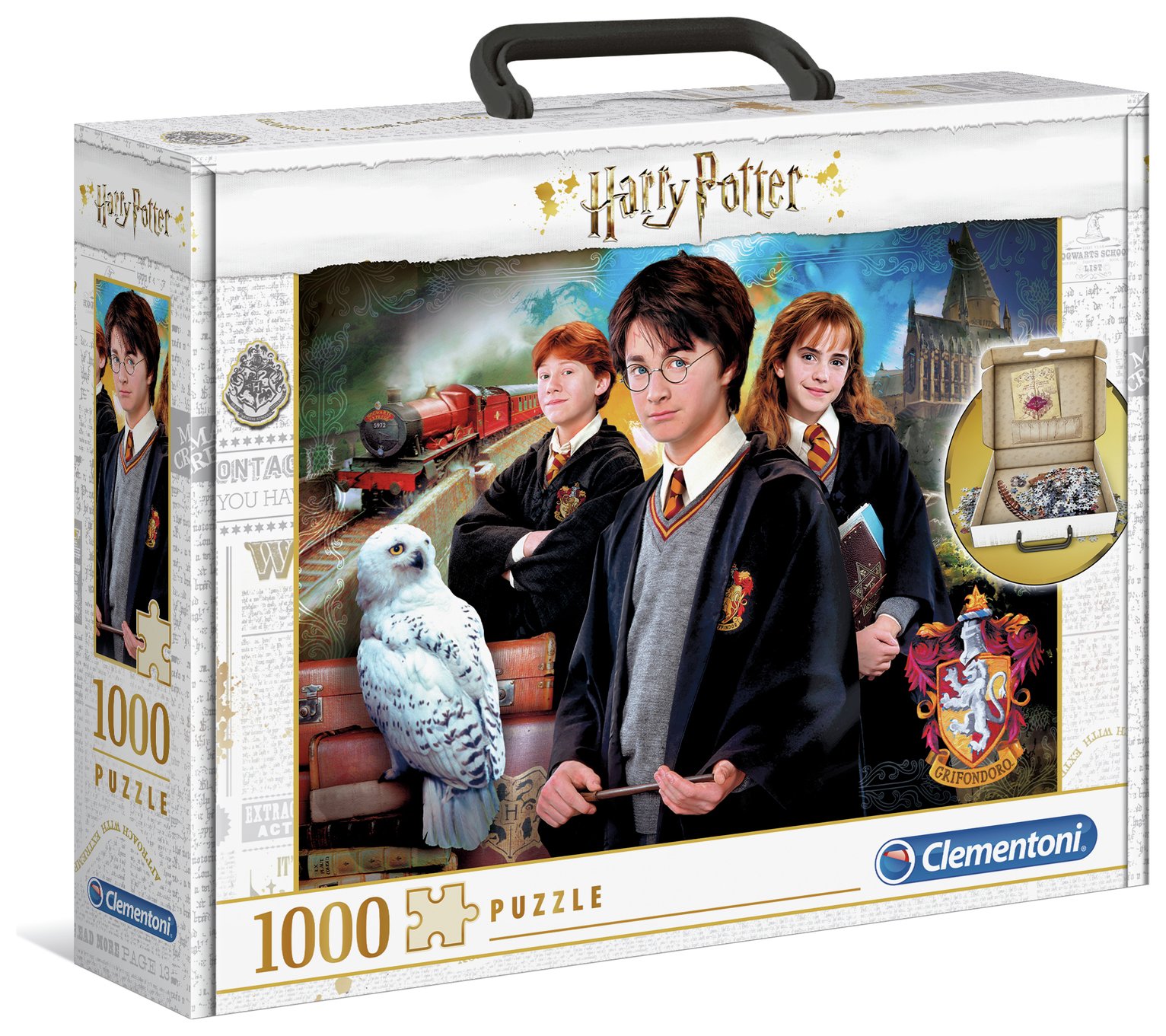 Clementoni Harry Potter 1000 Piece Briefcase Jigsaw Puzzle 