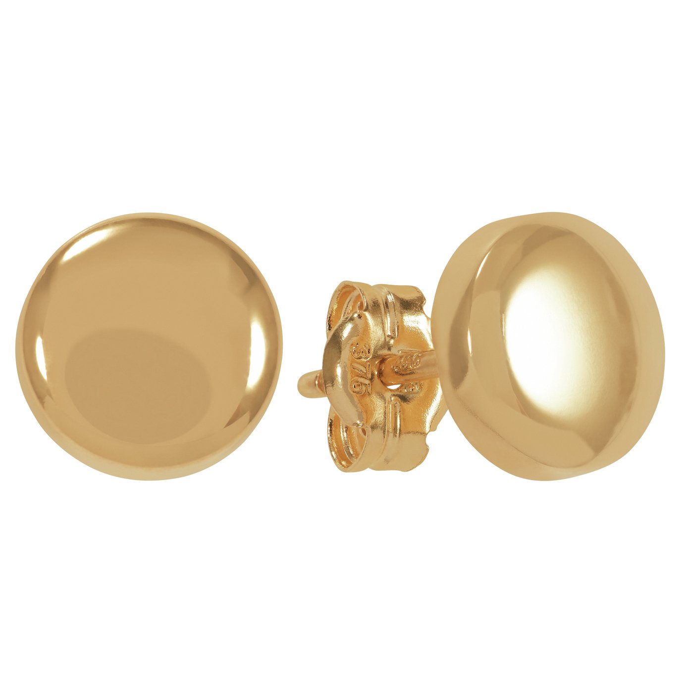 Revere 9ct Gold Button Stud Earrings Review