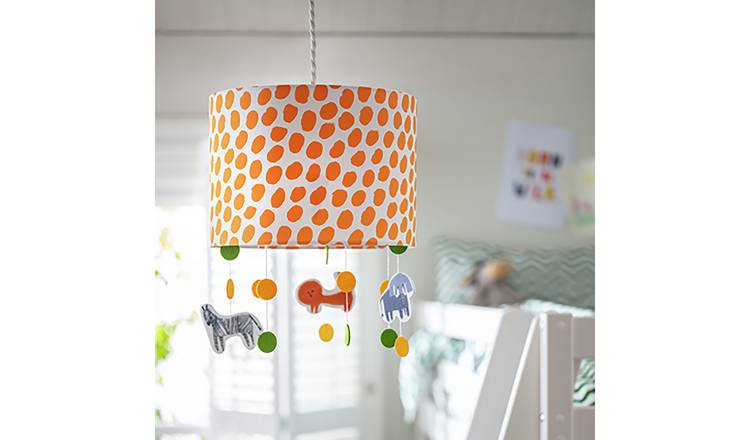 Habitat Kids Into the Wild Safari Drum Lampshade - 25cm