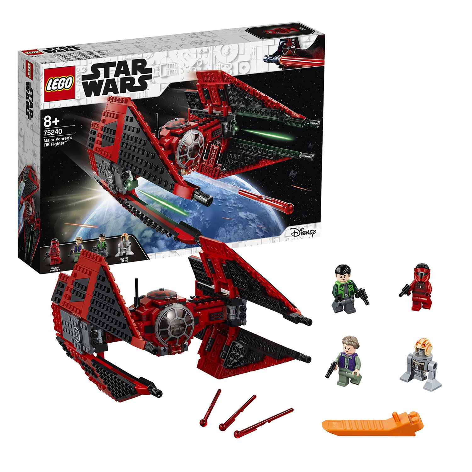 LEGO Star Wars Resistance Major Vonreg's TIE Fighter - 75240