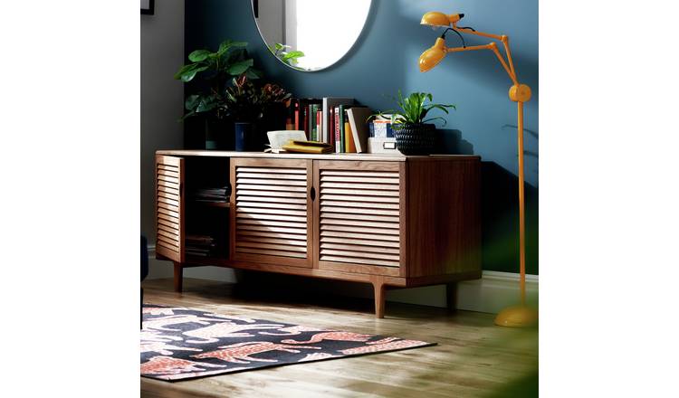 Habitat Oiled Slatted Sideboard - Oak