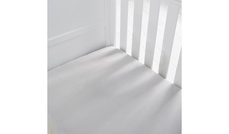 Silentnight Kids Grey Cot Cotton Fitted Sheets