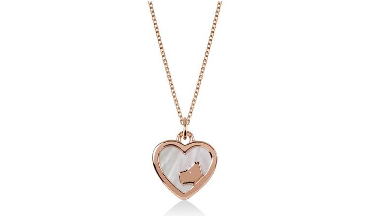 Gold heart hot sale necklace argos