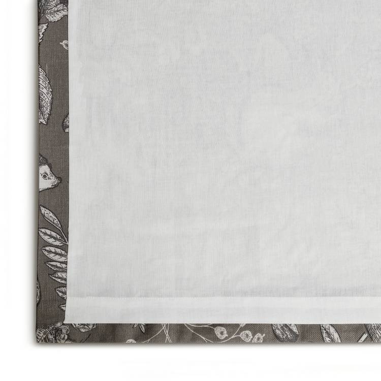 Habitat Forest Print Fully Lined Eyelet Curtains - Grey 0