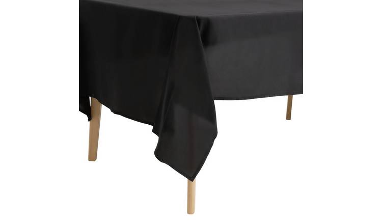 Where to buy black on sale tablecloth