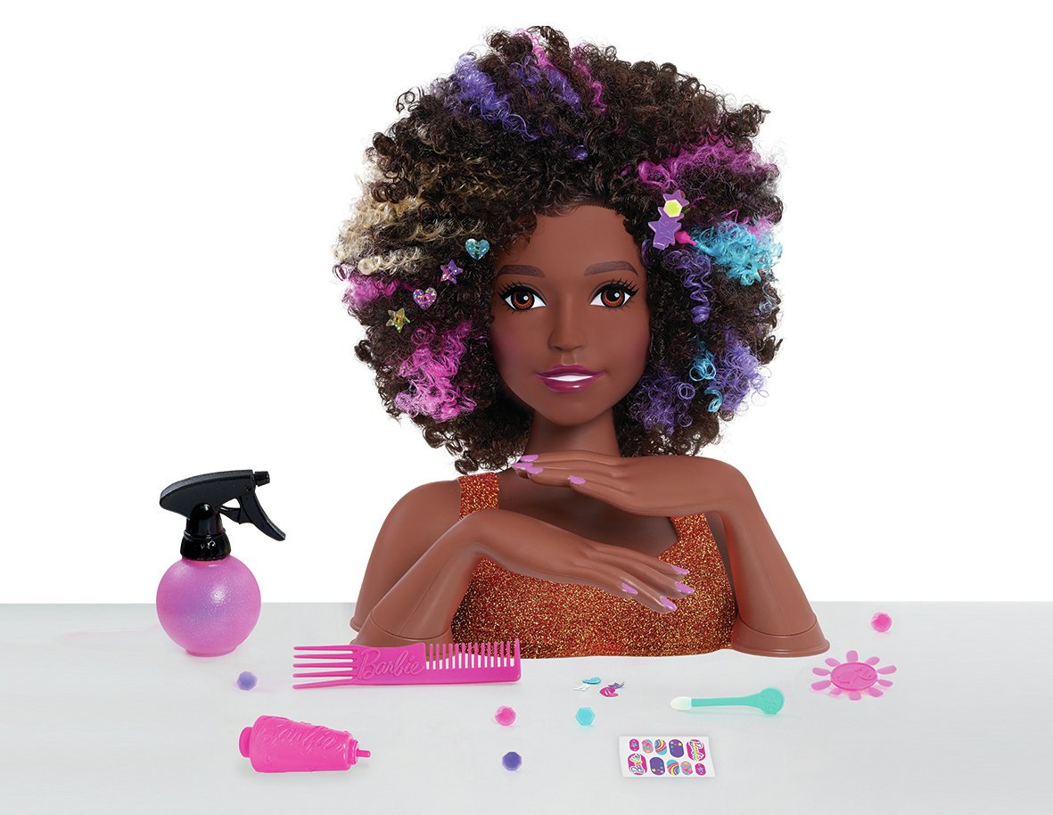 Barbie Rainbow Sparkle Deluxe Styling Head - 12inch/30cm