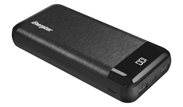 Buy Energizer Max 20000mAh Portable Power Bank - Black | Portable power  banks | Argos