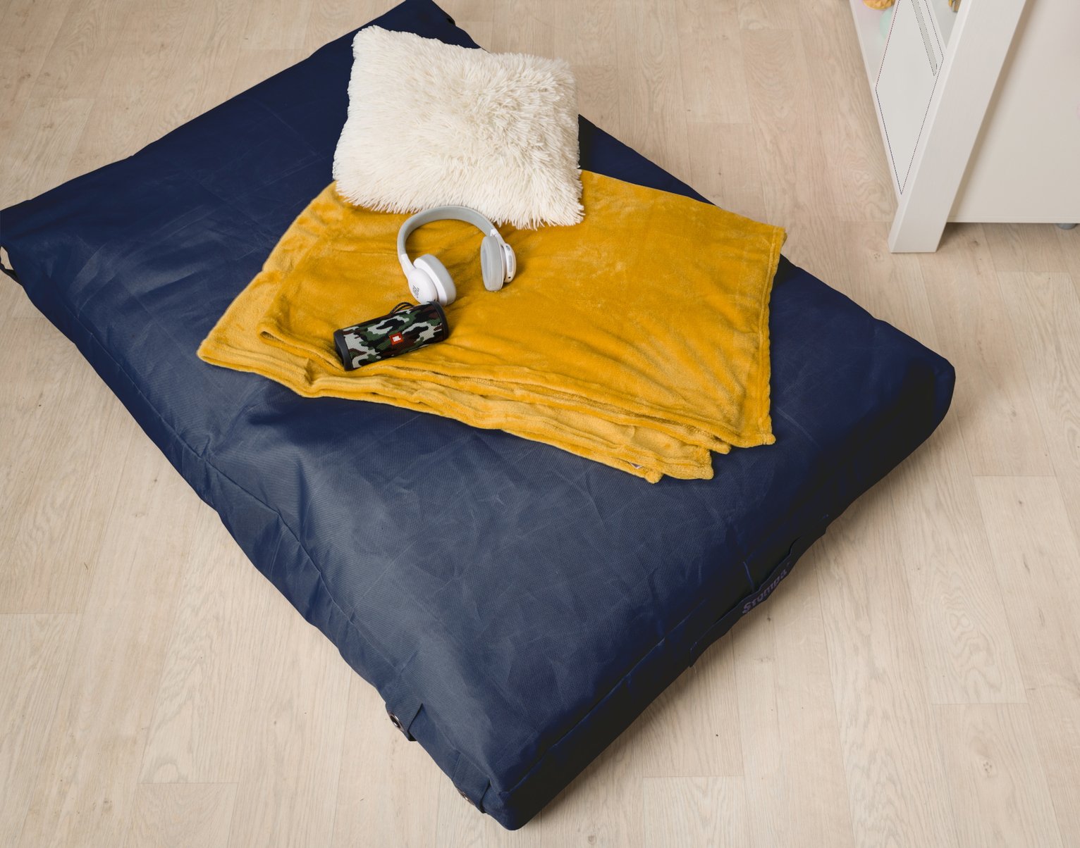 Stompa Buckle Lounger Beanbag - Navy