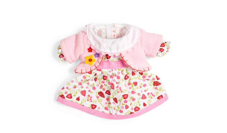 Bigjigs Toys Heart Dress With Pink Cardigan For Medium Doll