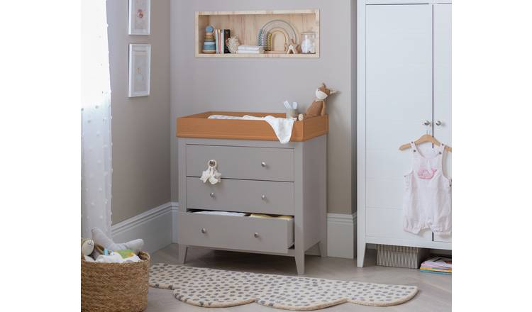 Cuggl Canterbury Nursery Chest Drawer - Grey