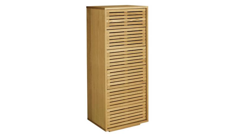 Buy Habitat Max Oak Tallboy Chest of drawers Argos