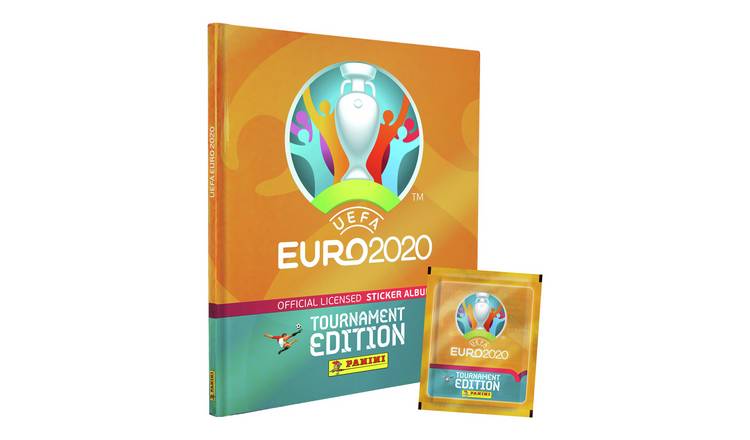 Buy UEFA Euro 2020 Panini Hard Cover Album and 18 Sticker ...