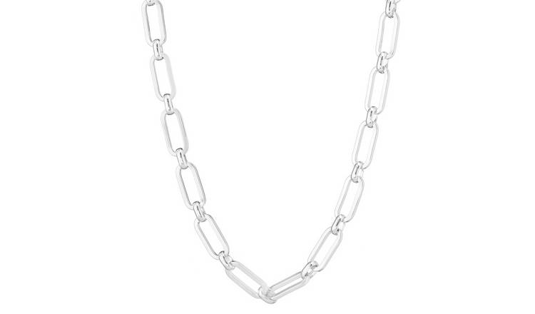 Buckley London Silver Plated Freya Link Chain Necklace