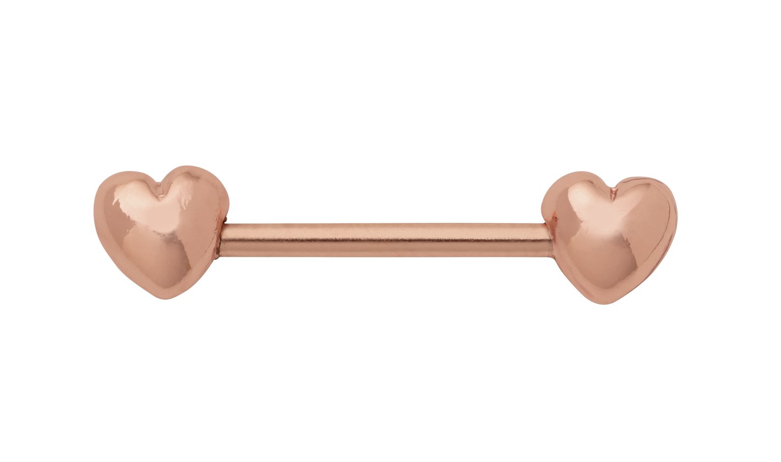 State of Mine Stainless Steel Heart Nipple Bars - Set of 2