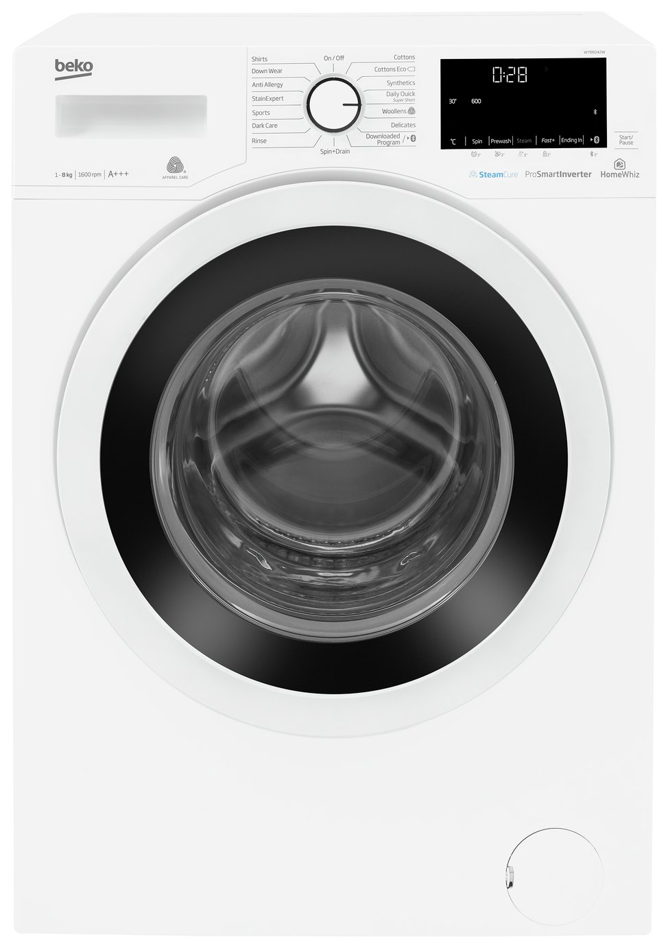 Beko WY86042W 8KG 1600 Spin Washing Machine - White
