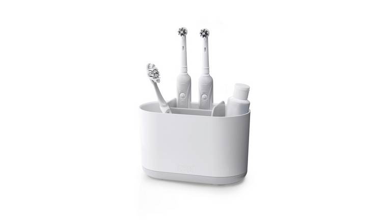 White toothbrush online holder