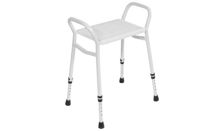 Buy Aidapt Strood Adjustable Height Shower Stool | Shower chairs | Argos